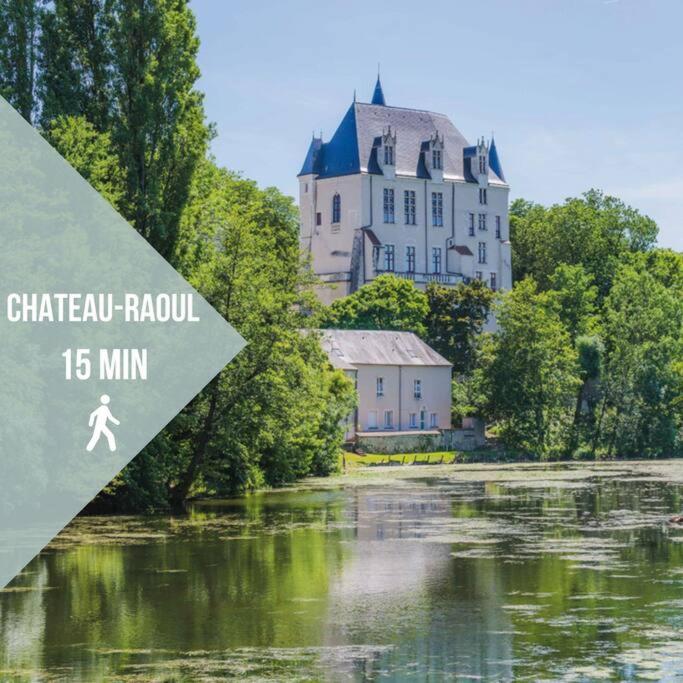 Le Voltaire • Proche Gare • Moderne Villa Châteauroux Buitenkant foto